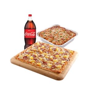 1 Classic Pizza, 1 Pasta Platter and one 1.5L Soda by Corner Pizza