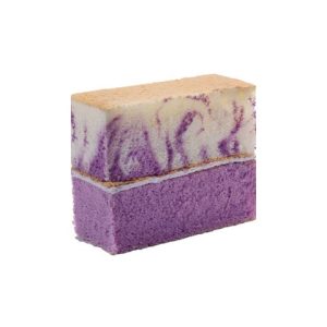 Ube Marble Cake Slice by Red Ribbon