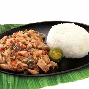 Bangus Sisig with 1 rice