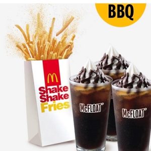 BFF Shake Shake Fries BBQ N' McFloat Combo
