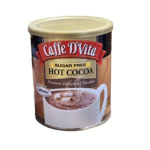 Caffe D'Vita Sugar Free Hot Cocoa Chocolate Powder 283g