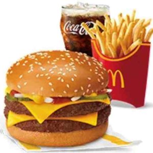 Double Quarter Pounder with Cheese Medium Meal