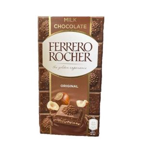 Ferrero Rocher Original Milk Chocolate Bar 90G