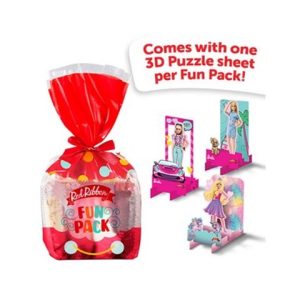 Fun Pack 5pcs Asstd. Chiffon Cake Slice w/ Barbie Puzzle