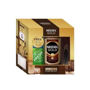 Nescafe Gold with Free Nestle Fresh Milk 250mL and Frother