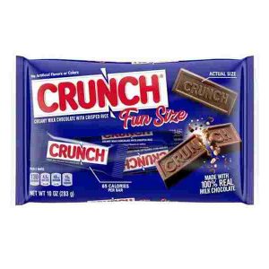 Nestle Crunch Fun Size Milk Chocolate Bars 283.4g