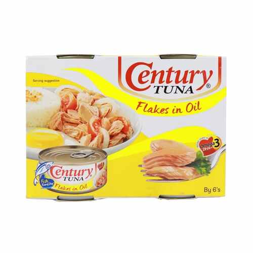 Century Tuna Flakes in Oil 180g x6