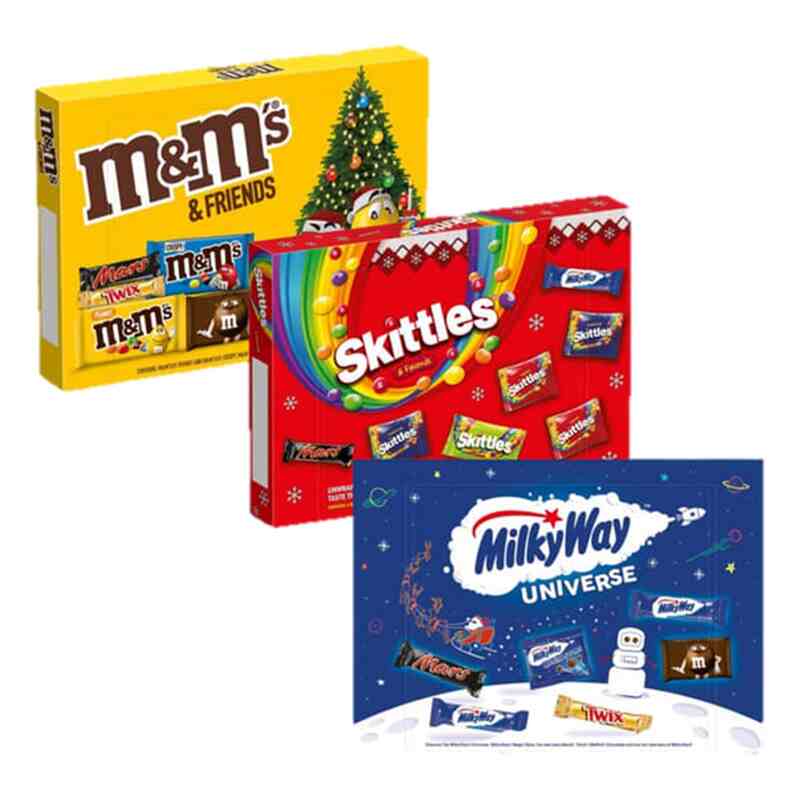 M&M's & Friends Chocolate Medium Christmas Selection Box - 139g