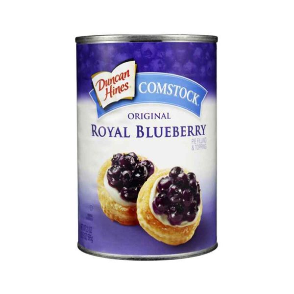 Duncan Hines Comstock Original Royal Blueberry Pie Filling & Topping 595g