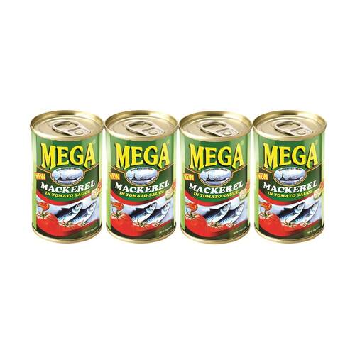 Mega Mackerel in Tomato Sauce 155g x4