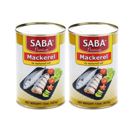 Saba Premium Mackerel In Natural Oil 425g