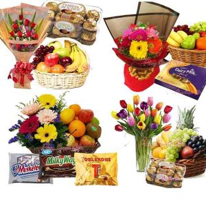 FLOWERS & FRUITS WITH CHOCOLATE