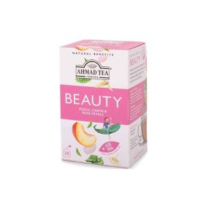 Ahmad Tea Peach, Carob & Rose Petals Beauty Herbal Tea 20 x 1.5g