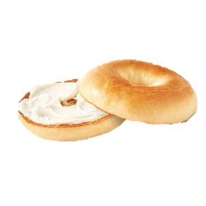 Plain Bagel with Cream Cheese by Tim Hortons