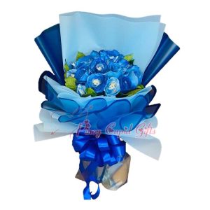2 dozen blue roses bouquets
