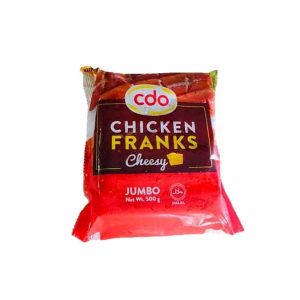 CDO Chicken Franks Cheesy 500g