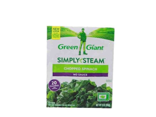 green giant chopped spinach 255g