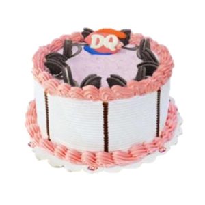 Strawberry Oreo Blizzard Ice Cream Cake - 6 Inches