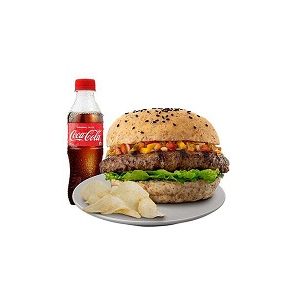 Mango Habanero Burger Combo by Kenny Rogers Roasters