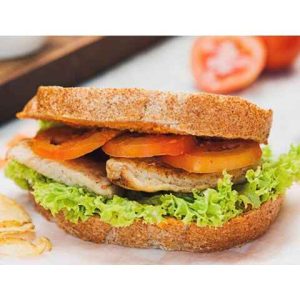 Fish & Bell Pepper Sandwich by Mary Grace