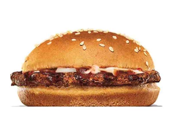 Flame-Grilled BBQ Hamburger