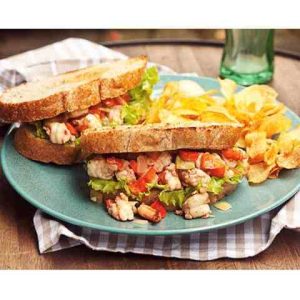 Pan-Seared Shrimp Sandwich by Mary Grace
