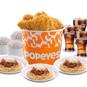 6pc bundle A-good for 3 by popeyes