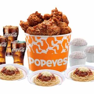 6pc glazed chicken bundle A-popeyes