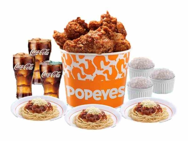 6pc glazed chicken bundle A-popeyes