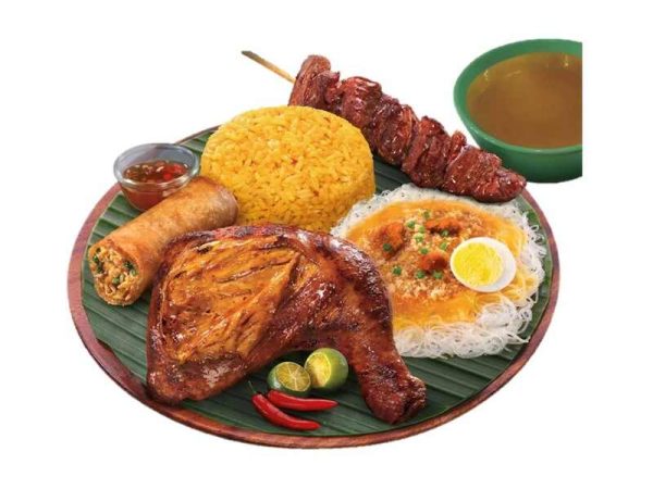 Chicken Inasal Paa and 1 pc Pork BBQ Solo Fiesta