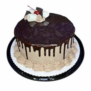 Choco Drip Round Cake-Snr