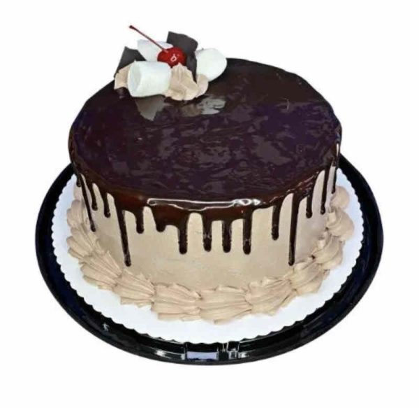 Choco Drip Round Cake-Snr