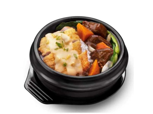 Classic Beef Stew & Creamy Pork Cutlets with Steamed Rice