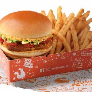 Fish burger Snack Box-Popeyes