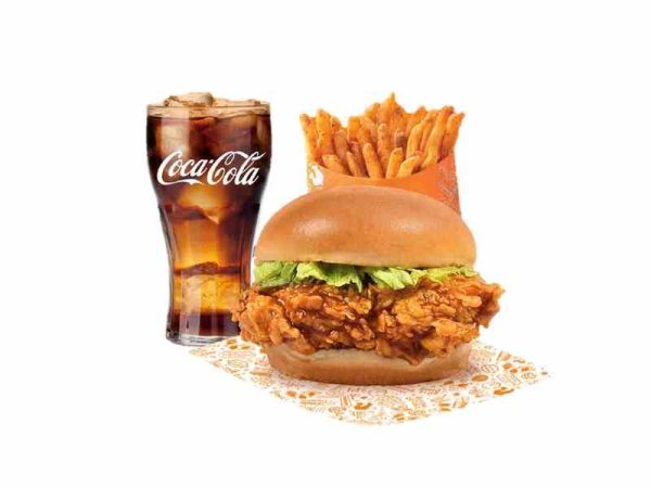 (Korea)-Gochujang Glazed Chicken Sandwich + Cajun Fries + Drink