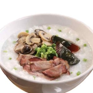 Lido Congee with Pugun Roasted Asado