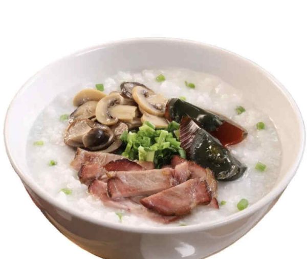 Lido Congee with Pugun Roasted Asado