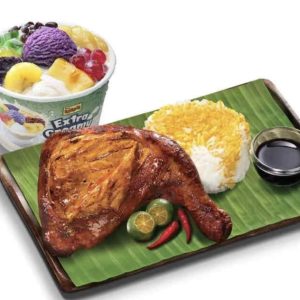 Paa large- PM 1 (with drink) and Extra Creamy Halo-Halo 8oz