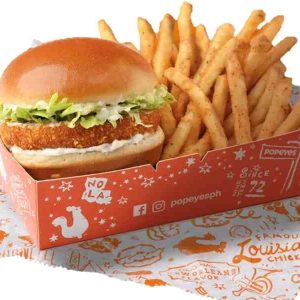 Shrimp Burger Snack Box-Popeyes