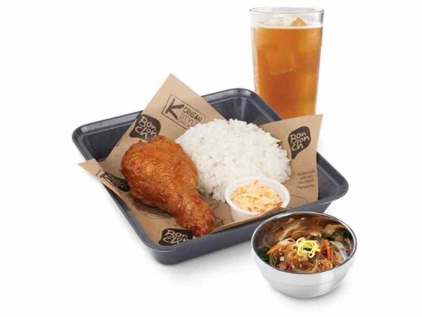 1-pc Korean Fried Chicken Meal with Chapchae