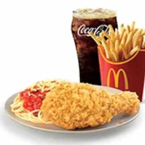 1-pc. Chicken Mcdo with McSpaghetti and Fries Large Meal