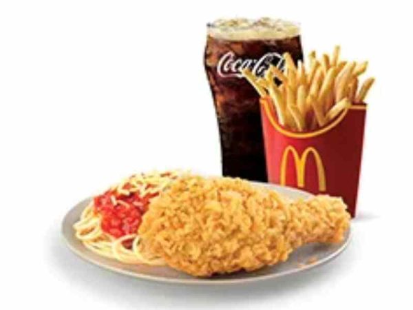 1-pc. Chicken Mcdo with McSpaghetti and Fries Large Meal