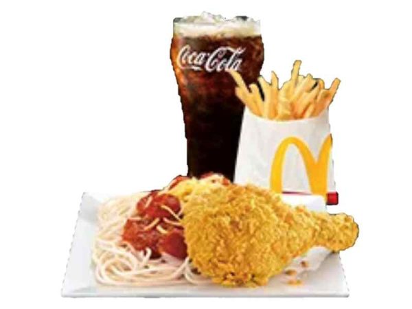 1-pc. Chicken Mcdo with McSpaghetti and Fries Small Meal