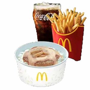 1-pc. Mushroom Pepper Steak with Fries Large Meal