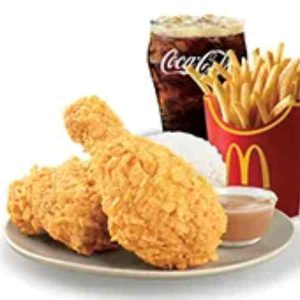 2-pc Chicken Mcdo with Fries Large Meal