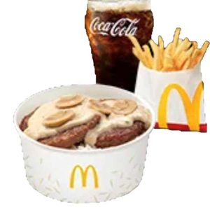 2-pc. Mushroom Pepper Steak and Fries Small Meal