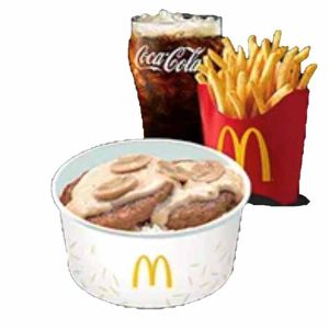 2-pc. Mushroom Pepper Steak with Fries Medium Meal