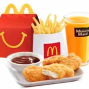 4-pc McNuggets with Fries Happy Meal