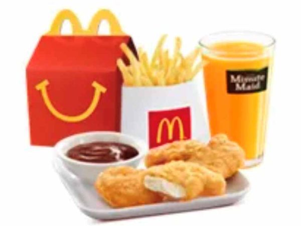 4-pc McNuggets with Fries Happy Meal