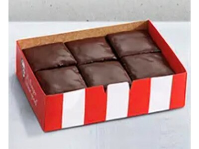 6pc Brownie Box